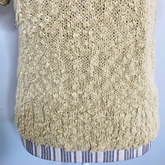 Vintage Chaus Nubby Knit Top Flutter Sleeves Women Medium Cottagecore Twee Femme - Picture 9 of 11